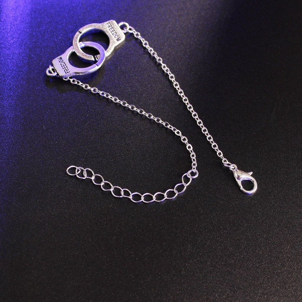 Vòng Tay Thiết Kế Hình Còng Tay Sáng Tạo Thời Trang Cho Nữ