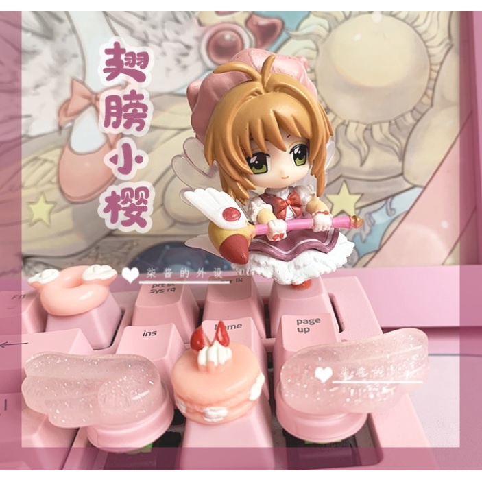Keycap lẻ Sakura anime hoạt hình bàn phím cơ