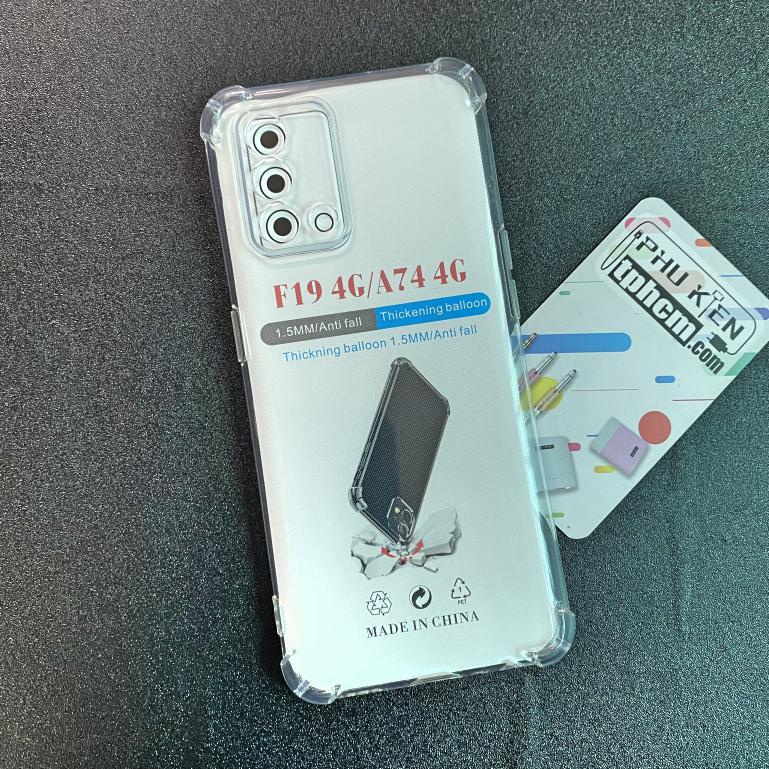 Ốp lưng Oppo A74 dẻo Trong suốt Chống sốc