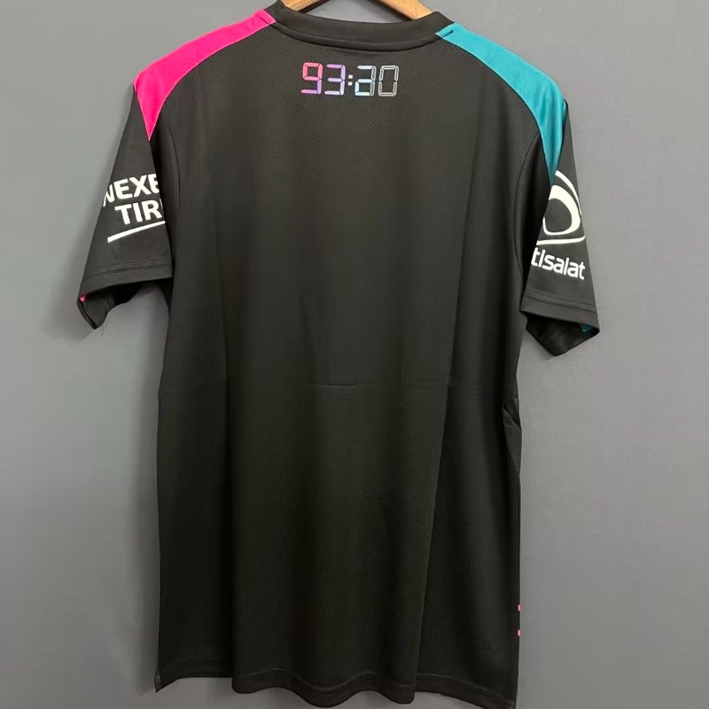Áo Thun Thể Thao Đá Banh Tay Ngắn Màu Đen Nhanh Khô Size S-XXL 22-23 Manchester City