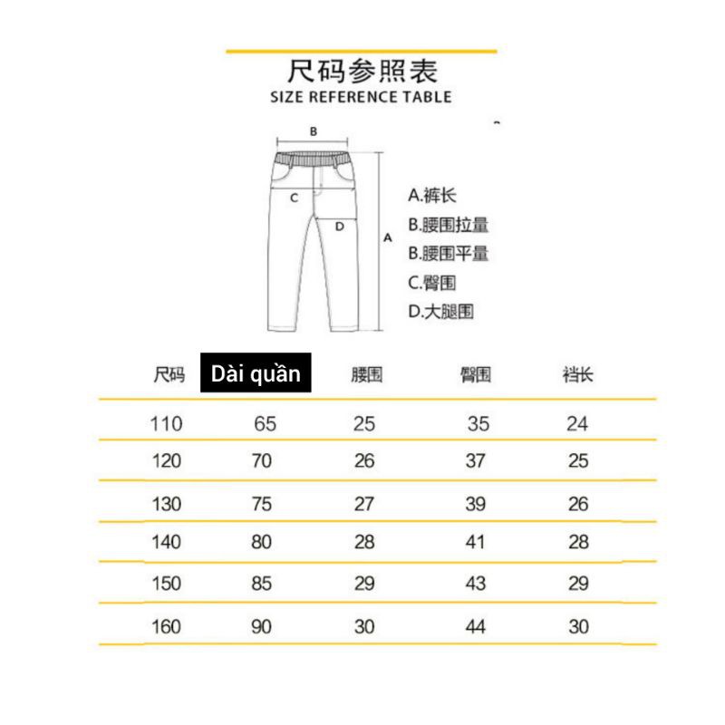 Quần bò dáng Jogger cho bé trai