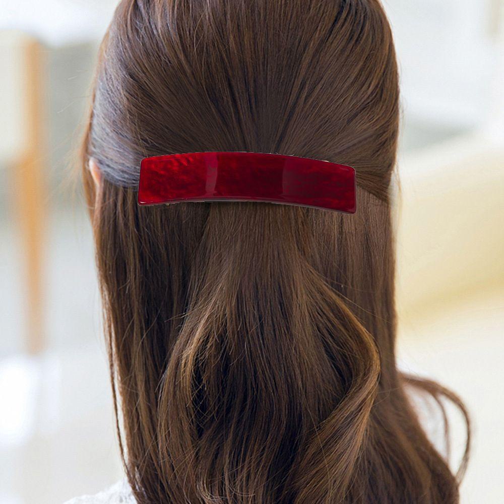 Rowans Kẹp Tóc Acetate Dáng Vuông Thời Trang Mùa Xuân Cho Nữ