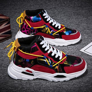 [Xinghui-chất Lượng Cao] Giày Nam 2021 Mùa Xuân Nam Cao Cấp Hip-Hop Bên Trong Tăng Chiều Cao Thể Thao Thanh Niên Phù Hợp Với Bố Giày Hợp Thời Trang