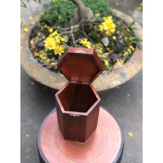 [ Xả Lỗ ] Hộp Đựng Chè Chữ Phúc [ Gỗ Hương Cao Cấp- Hàng Loại 1 ]