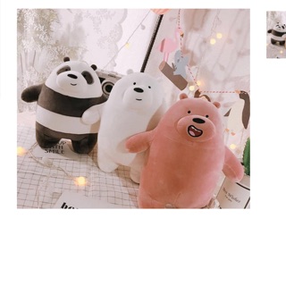 Gấu bông we bare bear đứng thẳng nhí - 20cm