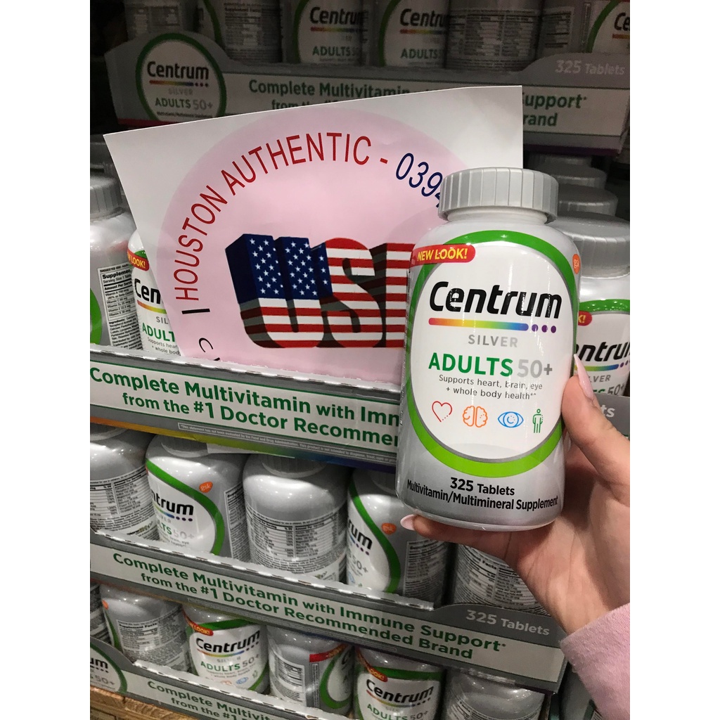 Viên uống Vitamin tổng hợp Centrum Newlock cho nam và nữ trên 50 tuổi _ Live mua hàng tại Mỹ