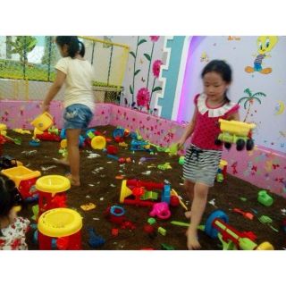 Combo khung bóng inox, guồng cát to và  hạt muồng