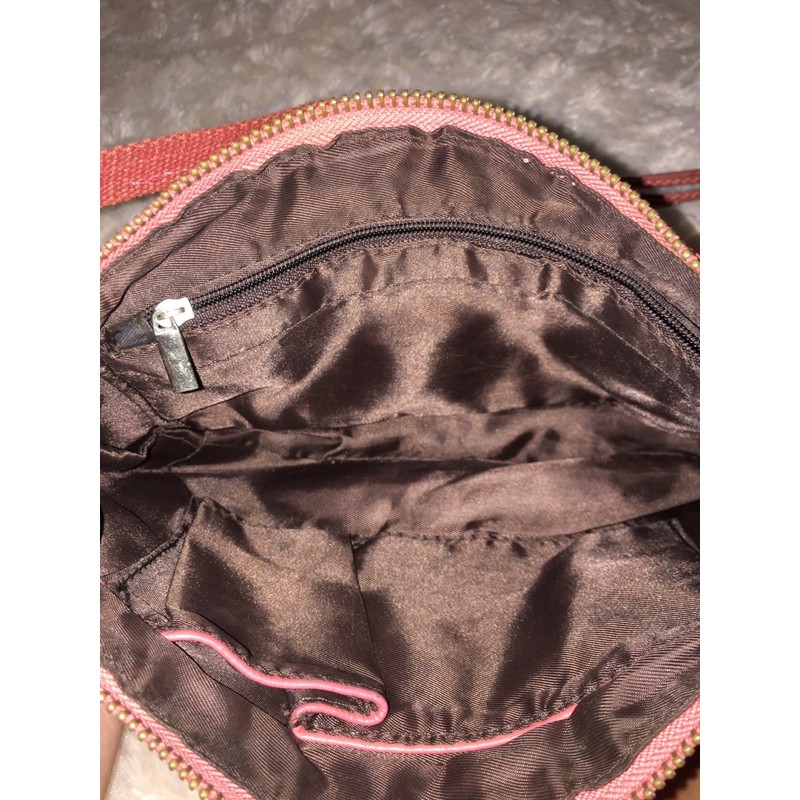 Túi đeo chéo da thật