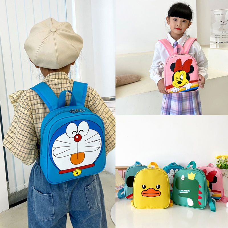 Ba Lô Đi Học mini Họa Tiết Khủng Long / Chuột Mickey Dễ Thương Thời Trang 2021 Cho Bé