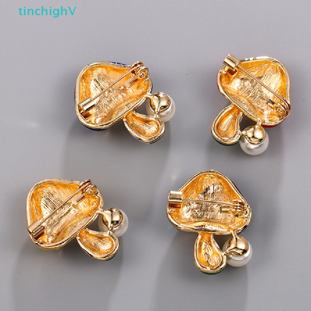 [TinchighV] Ghim Cài Áo Hình Nấm Tráng Men Tùy Chỉnh Vui Nhộn Dễ Thương [Mới]