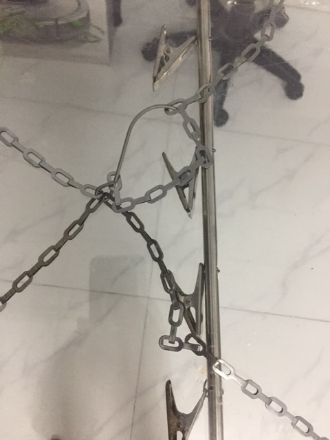 Móc chùm inox loại 28 móc kẹp GIÁ SỈ