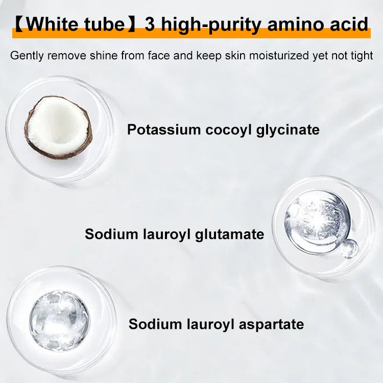 Sữa Rửa Mặt Dạng Tuýp Làm Sáng Da Kiểm Soát Dầu Amino Acid