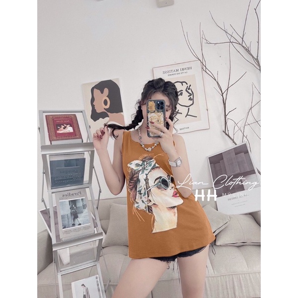 Áo 3 lỗ cô gái 4 màu