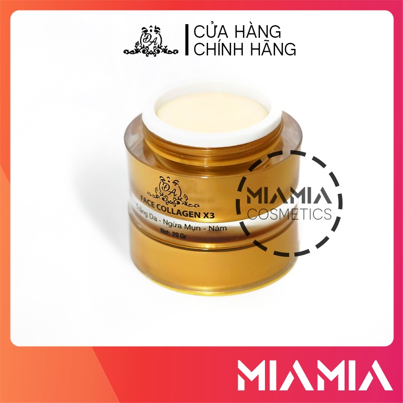 Kem Face Collagen X3 dưỡng trắng da mặt, làm mờ thâm nám, tàn nhan chính hãng Mỹ Phẩm Đông Anh