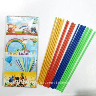 Sỉ vỉ que tính 20que/4màu) [vpp]