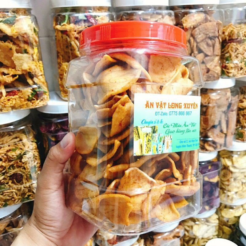 hộp bánh tai heo sốt mắm ớt 350g