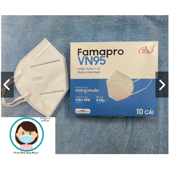 Set khẩu trang VN95 người lớn FAMAPRO
