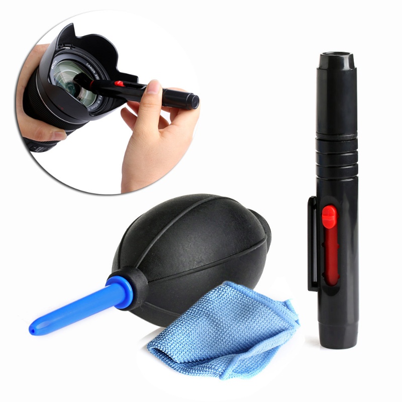Bộ Dụng Cụ Vệ Sinh Thấu Kính 3 Trong 1 LIDU1