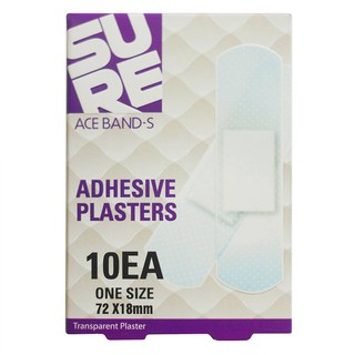 Băng keo cá nhân trong suốt ACE Bandage-S loại 10 miếng/hộp
