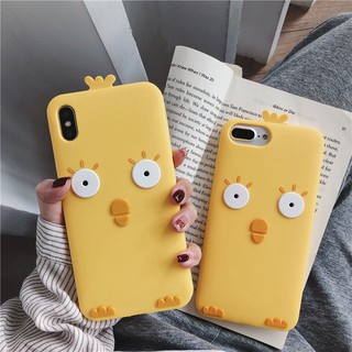 Ốp điện thoại silicone mềm hình gà con cho iPhone 12 pro max 11 Pro Max 6 6s 6plus 6splus 7 7plus 8 6Plus X XS MAX XR