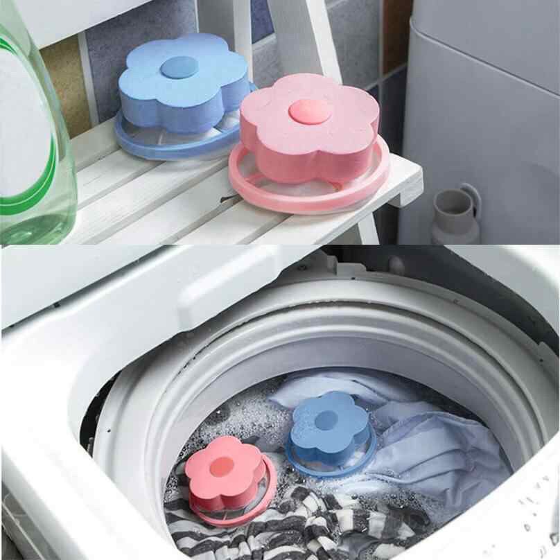 Phao Lọc Cặn Bẩn Máy Giặt Thông Minh - Túi Lọc Gom Rác Lông Tóc Trong Lồng Máy Giặt Hình Bông Hoa