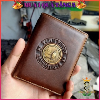 Ví da nam CEFIRO cao cấp da thật hàng nhập khẩu