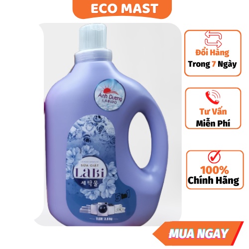 NƯỚC GIẶT Sữa LABI BLUE Hàn Quốc Siêu thơm hương hoa