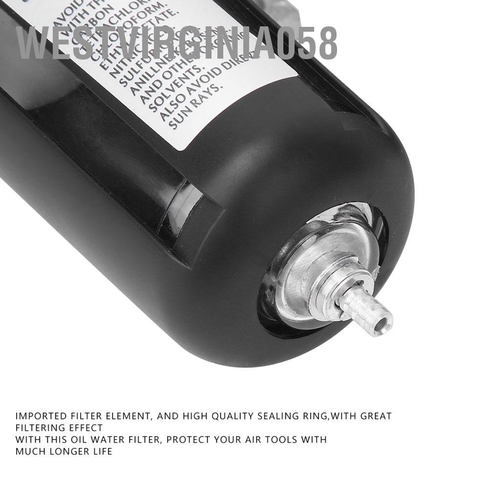 Có thể bán buôn 3/8 Bộ lọc máy nén khí áp suất không Gauge Trap Công cụ điều chỉnh nước dầu Westvirginia058 Hàng giao ngay