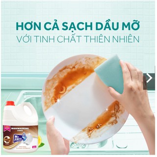 Nước rửa chén Mr.Fresh Hàn Quốc 3.8L hương quế