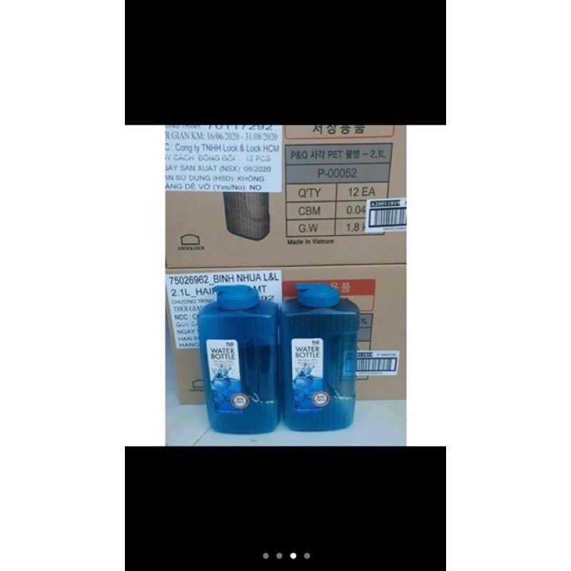 Bình nước Lock lock 2.1lít
