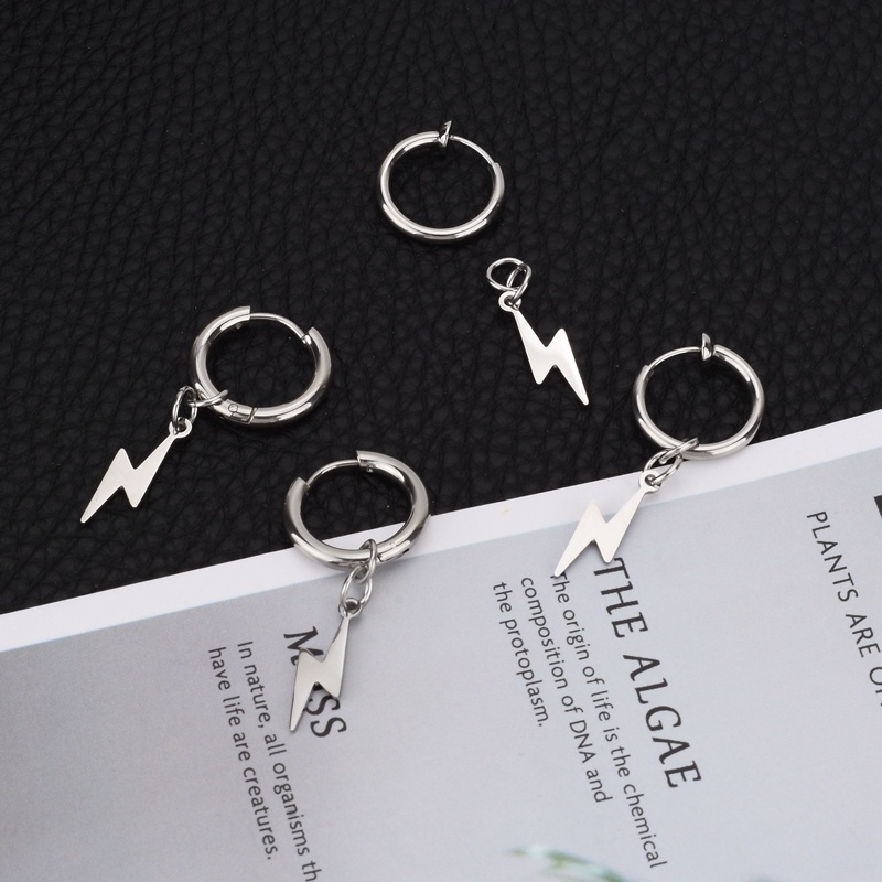 Bông Tai Dạng Kẹp 19A1341 Đơn Giản Hợp Thời Trang Phong Cách Hàn Quốc Cho Cặp Đôi