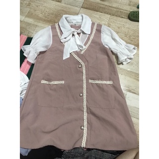 váy hồng dễ thương