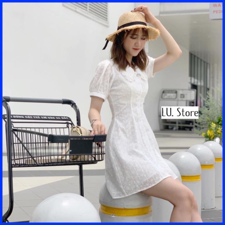 Đầm Ren Đũi Form Basic- Hàng Thiết Kế Cao Cấp made by TeamLu