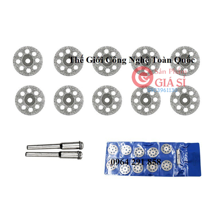 10 đĩa lưỡi cắt mini 30mm chân 3mm dùng cho máy khoan mài khắc cắt mini đa năng ❤️freeship❤️