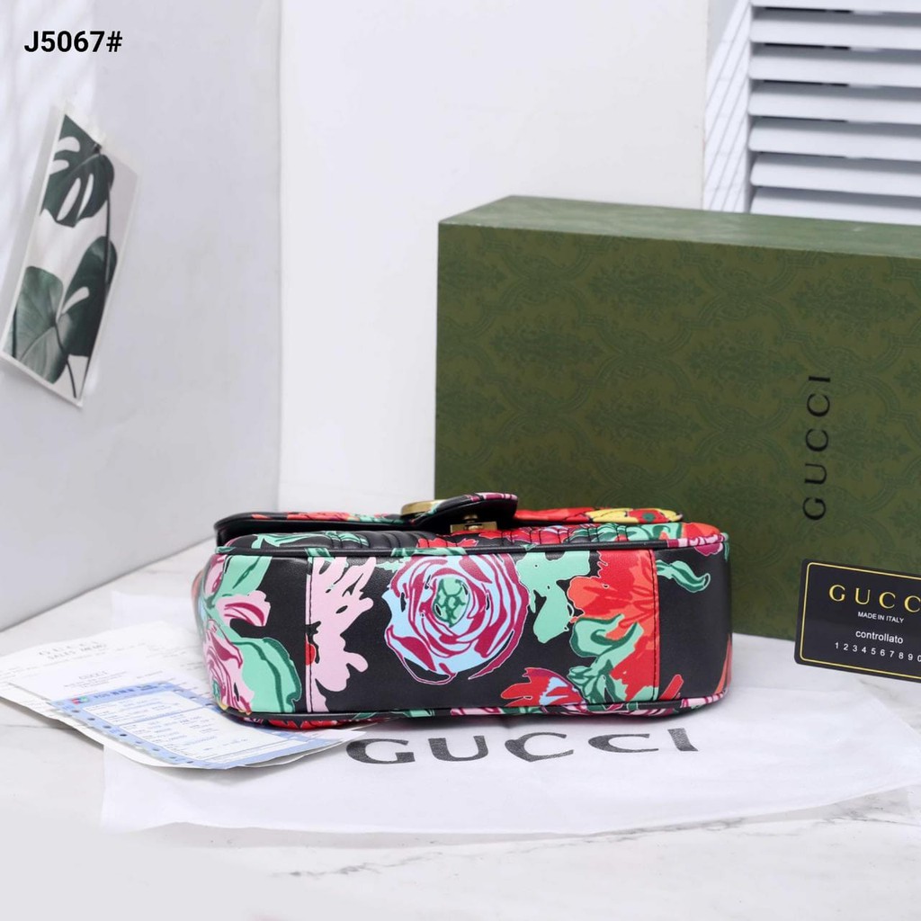 Túi Xách Gucci Svj5067N In Họa Tiết Hoa Sang Trọng