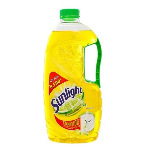 Nước Rửa Chén Sunlight Chanh chai 1.5kg