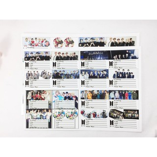 Nhãn vở bts
