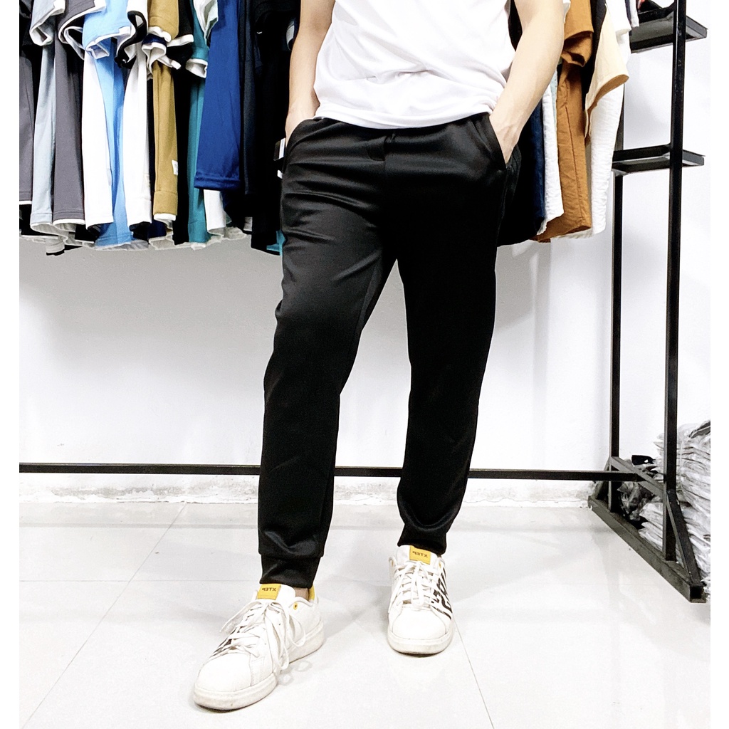 Quần jogger thể thao bo gấu unisex phong cách ulzzang ,Quần 3 Sọc nam Hot Trend 2022