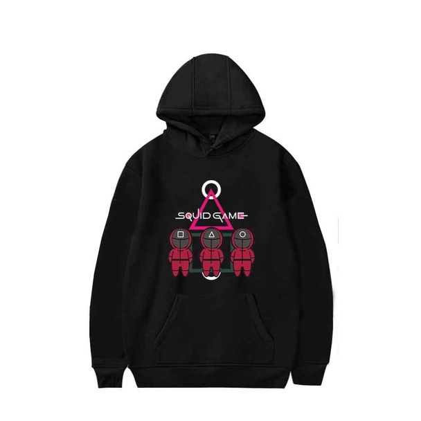 Áo Squid Game Trò Chơi Con Mực - Áo Hoodie Squid Game Form Dáng Rộng Nam Nữ