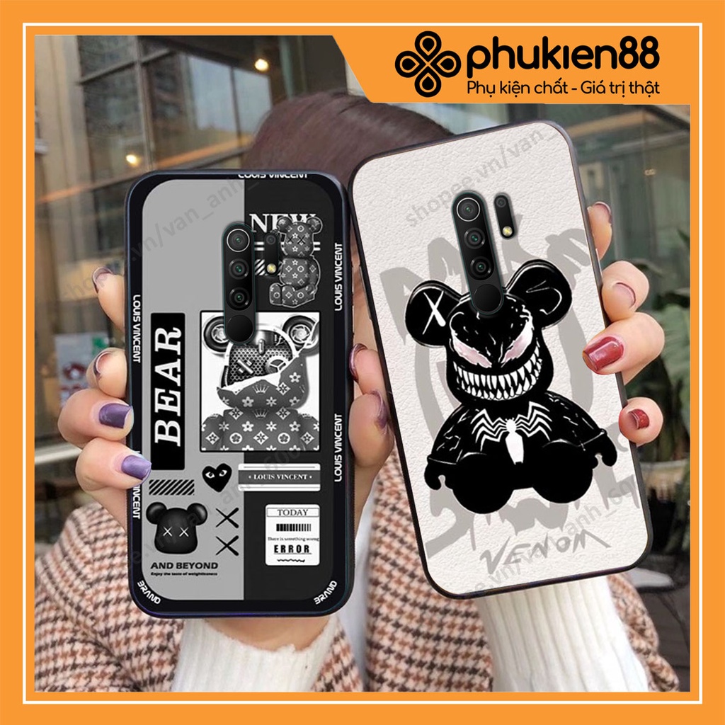 Ốp lưng Xiaomi Redmi 7 hình kaws, bear brick, venom thời trang siêu ngầu