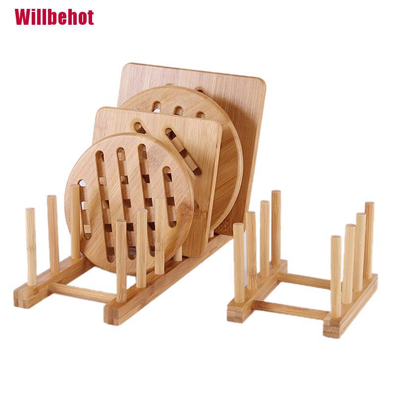 Giá Đỡ Nắp Nồi Bằng Gỗ Tiện Dụng