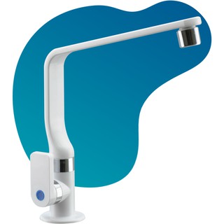 Vòi rửa chén âm chậu WATERTEC trắng WT007F