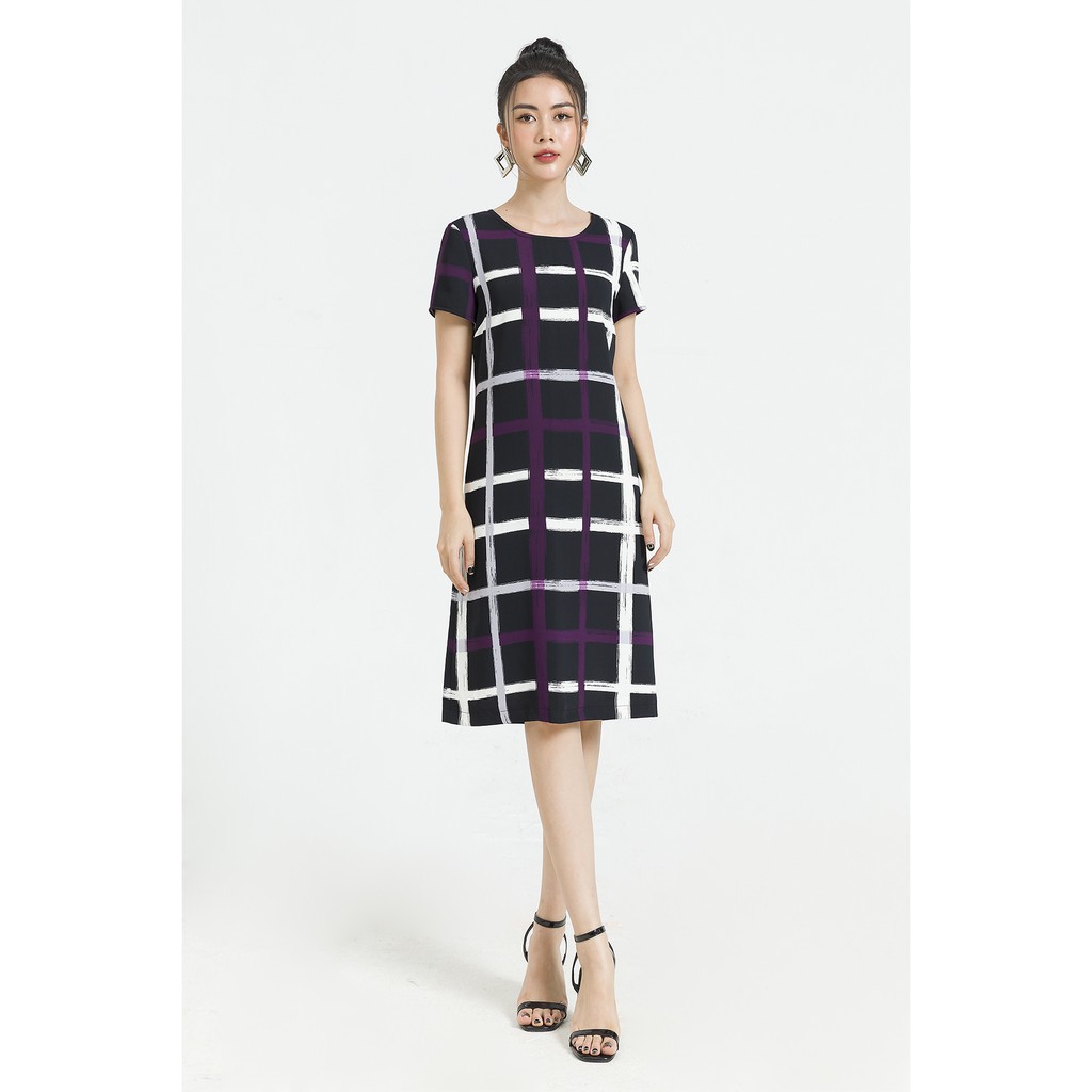 Đầm Suông LAMER Cổ Tròn L63T20H038