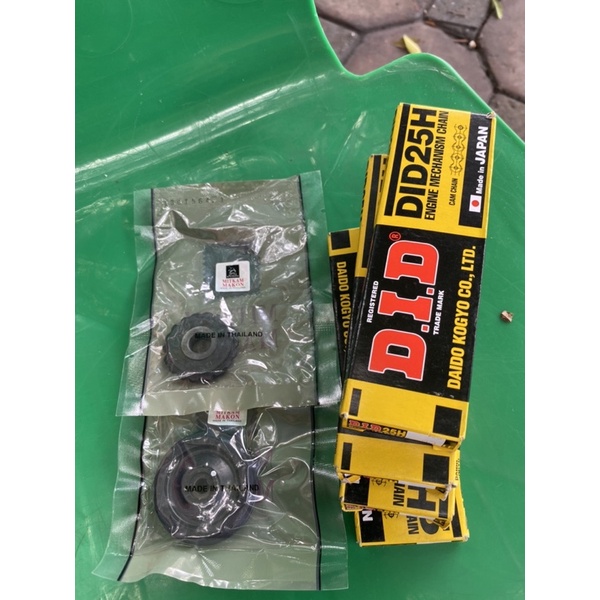 Sên cam (xích cam) Did xịn, tỳ trung gian Dai cho mọi loại xe