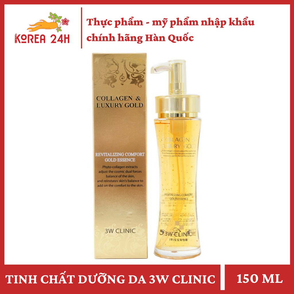 MẪU MỚI - Tinh chất dưỡng da 3W Clinic Collagen & Luxury Gold