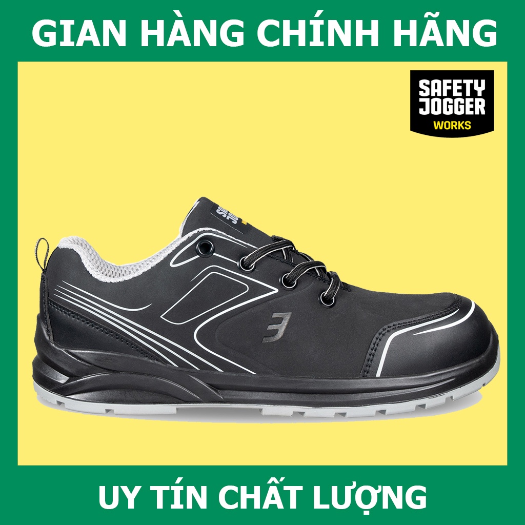 Giày Bảo Hộ Safety Jogger Cador S3 LOW Da Chất Lượng Cao, Chống Va Đập Mạnh, Chống Đinh