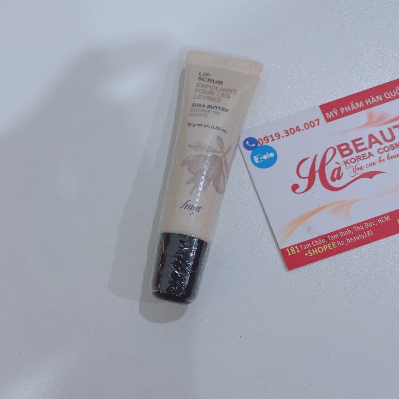 (AUTH) Tẩy tế bào chết Môi LIP SCRUB Shea Butter The Face Shop | BigBuy360 - bigbuy360.vn