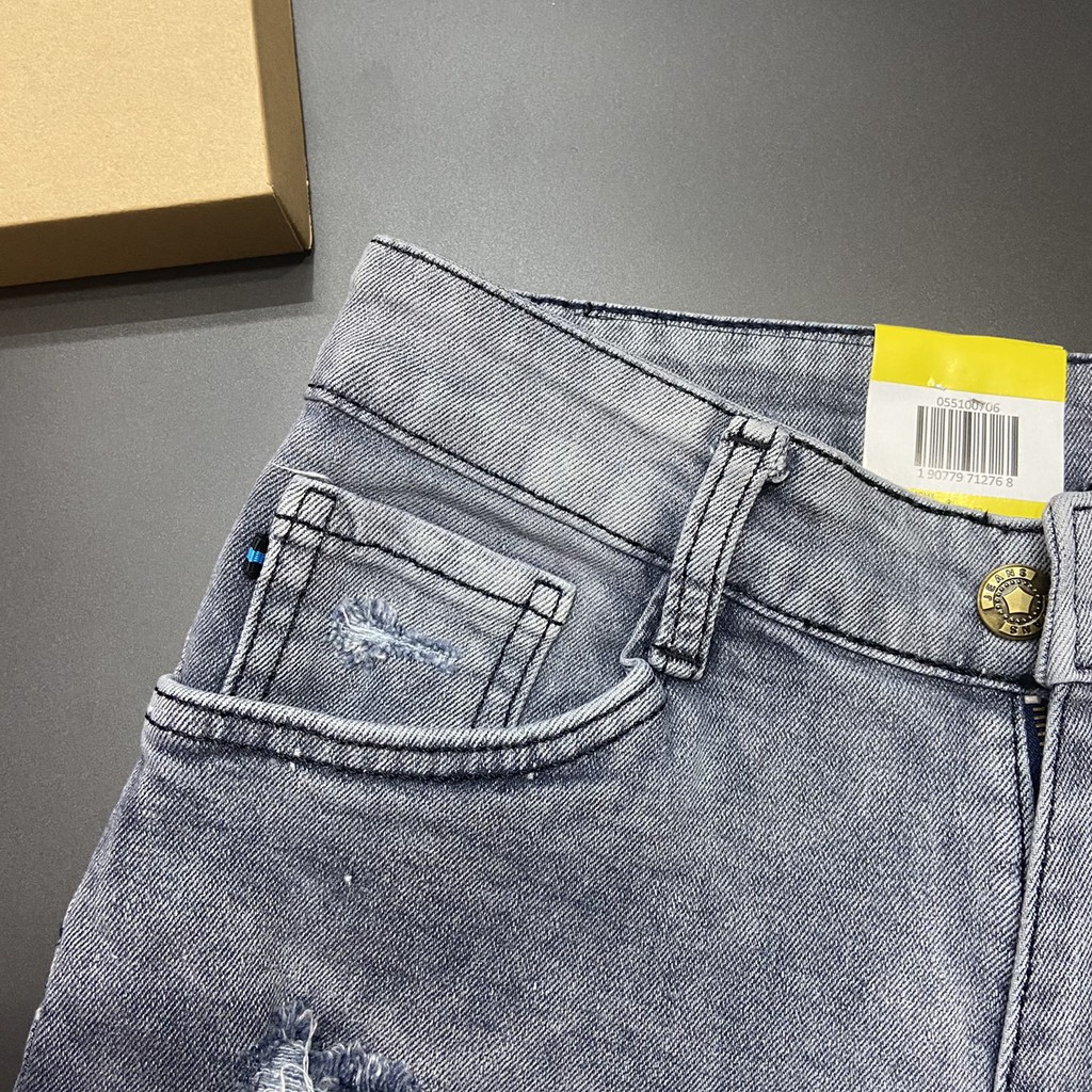 Quần short jean nam Gấu 194 vải jeans bò co dãn, mềm mịn form slimfit 228 | BigBuy360 - bigbuy360.vn