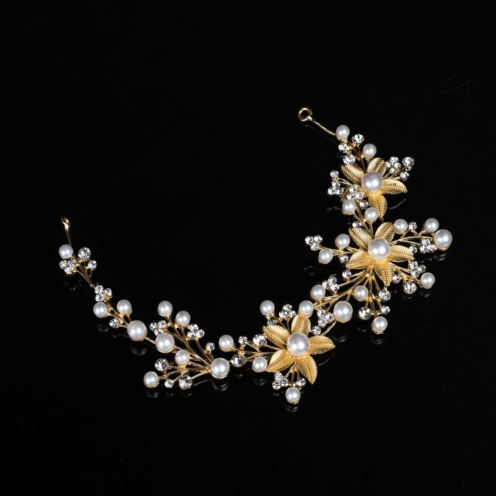 Băng Đô Đính Đá Thời Trang Tinh Tế Cho Cô Dâu