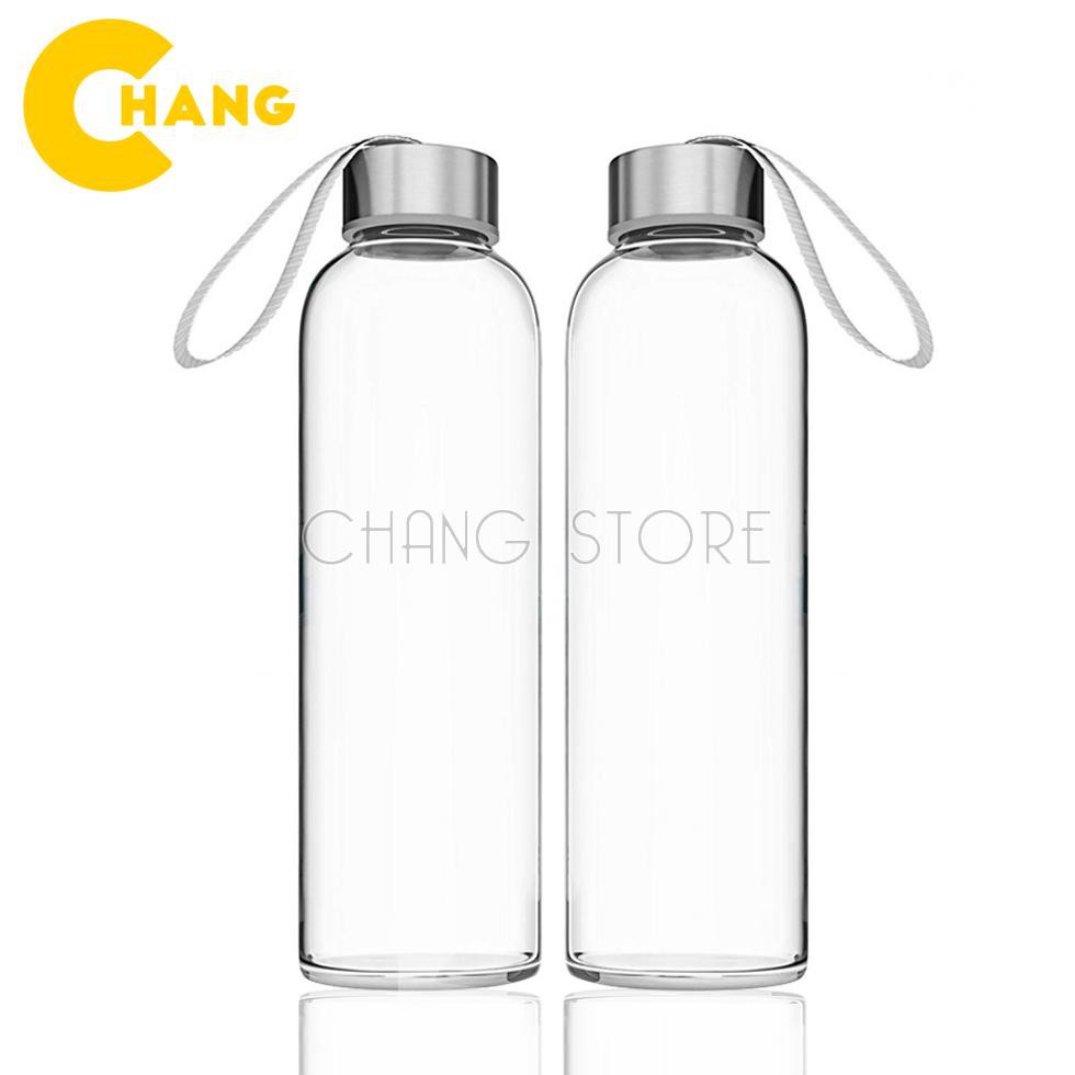 Bình Thủy Tinh 500ml Có Dây Xách